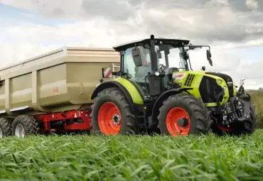 180 AG Claas Arion su keturių cilindrų varikliu