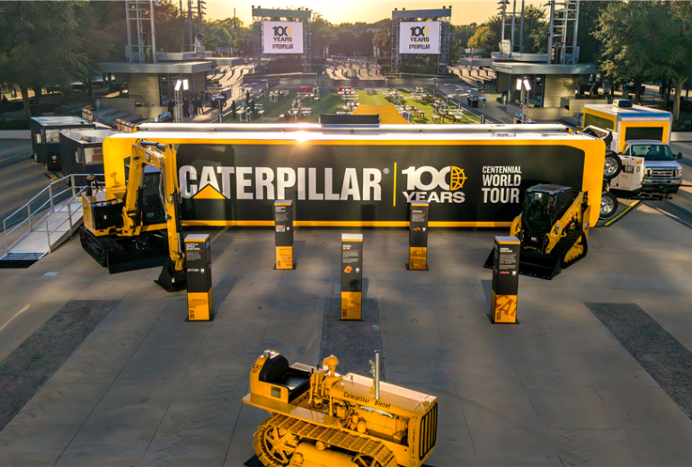 Caterpillar švenčia 100 metų jubiliejų