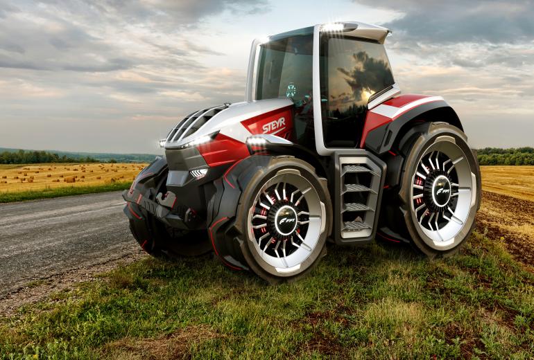 Ateities Steyr traktorių dizaino koncepcijai – prestižinis 2020 MUSE apdovanojimas