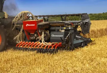 Geringhoff pristato „du viename“ kombaino pjaunamąją