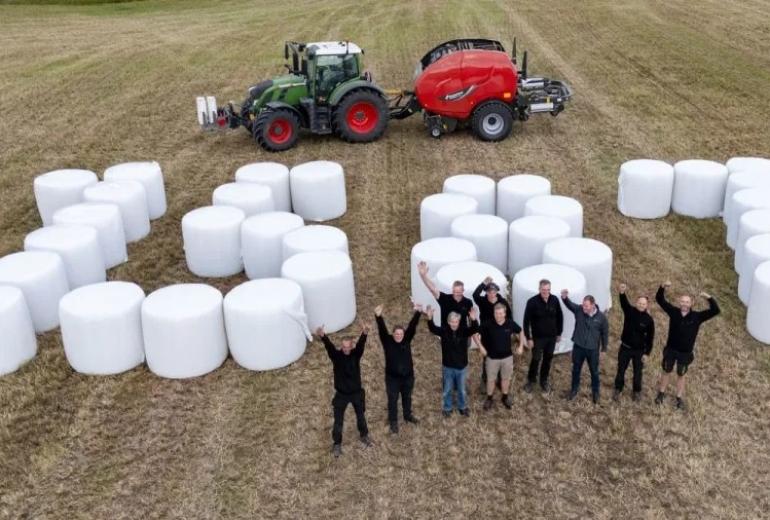 Kverneland ritinių presas pasiekė naują rekordą